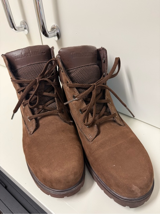 Timberland Shoes - Timberland Brown Suede Lace-Up Ankle Boots